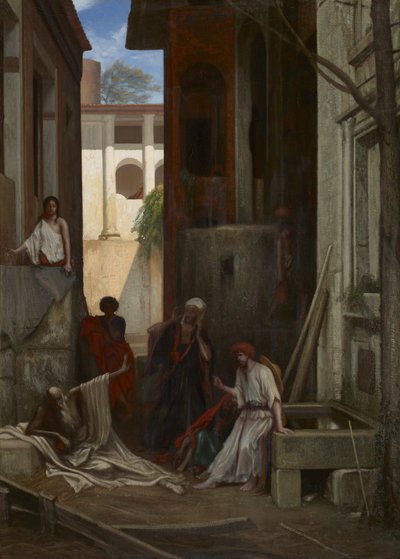 Job y sus amigos de Alexandre Gabriel Decamps
